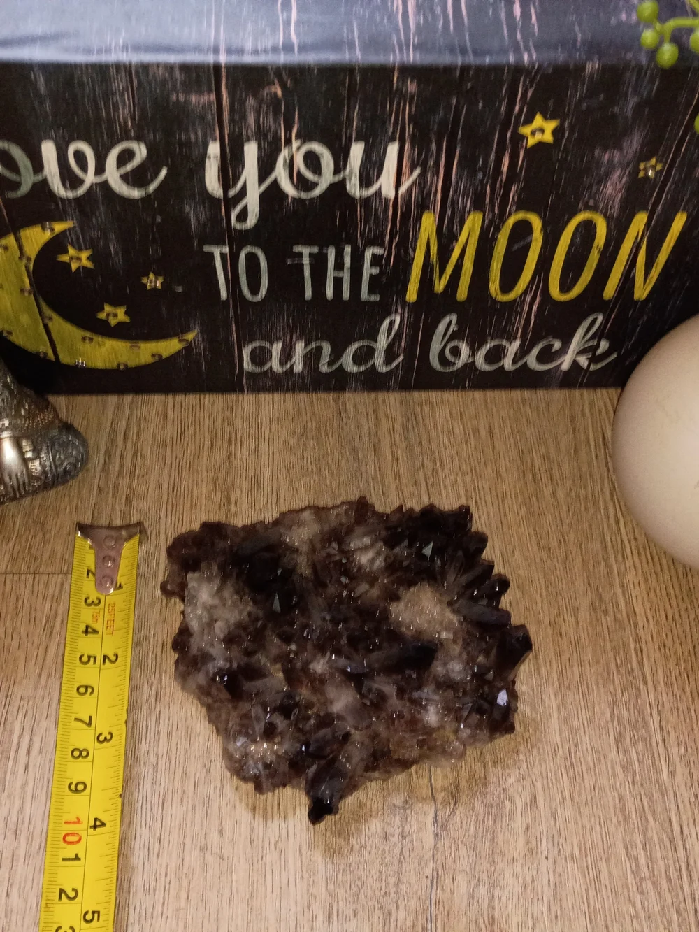 Smoky Quartz Crystal Cluster From Brazil Mineral